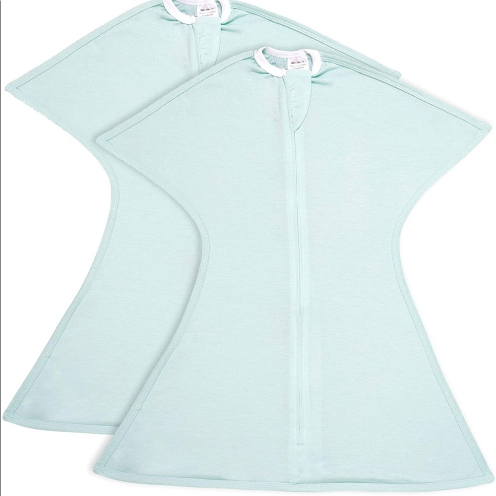 2 Pack Sleeping Baby Zippadee-zip in Mint Swaddle Transition sleep sack Swaddle